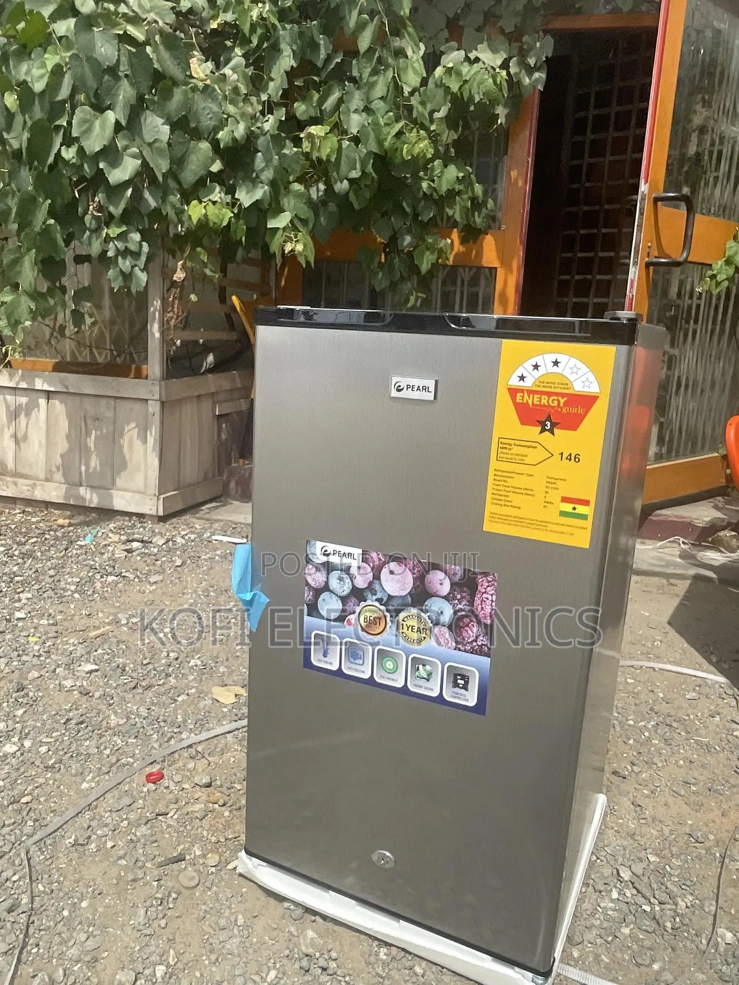 Ultra-Compact Pearl Single Door Refrigerator
