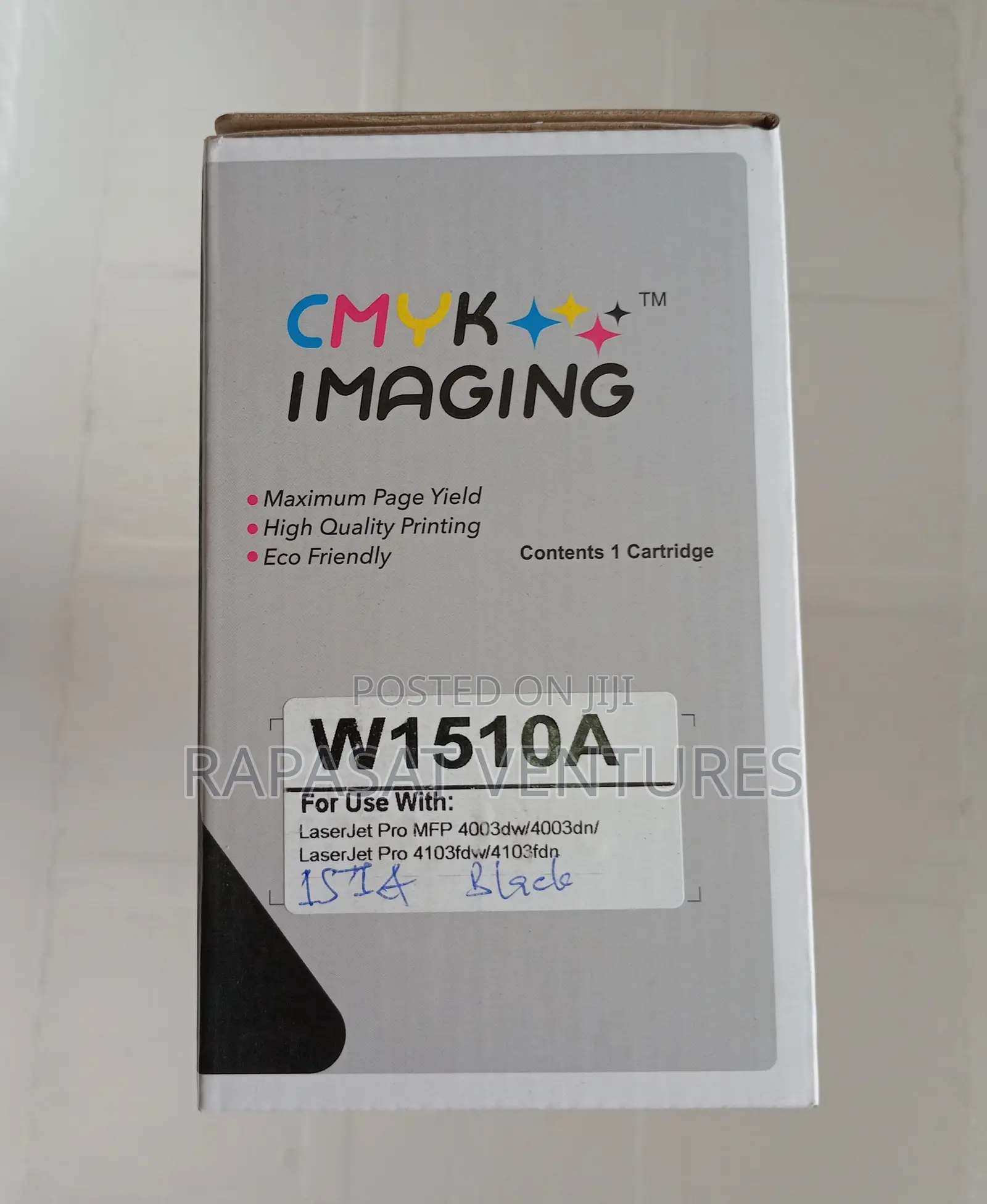 CMYK 151A Black Toner Cartridge (W1510A)