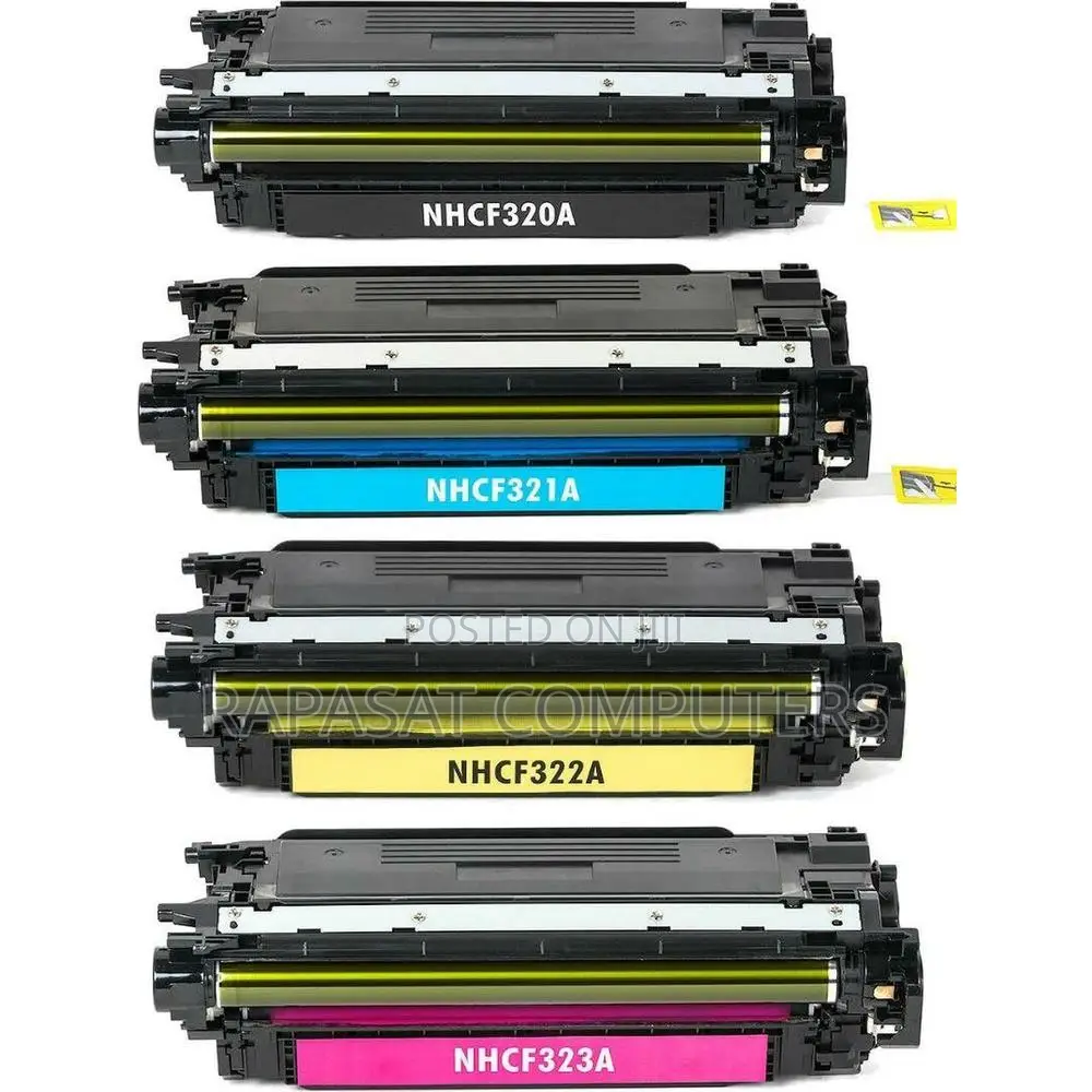CMYK 653A HP Compatible Toner All Colors - ₵900 Per Color