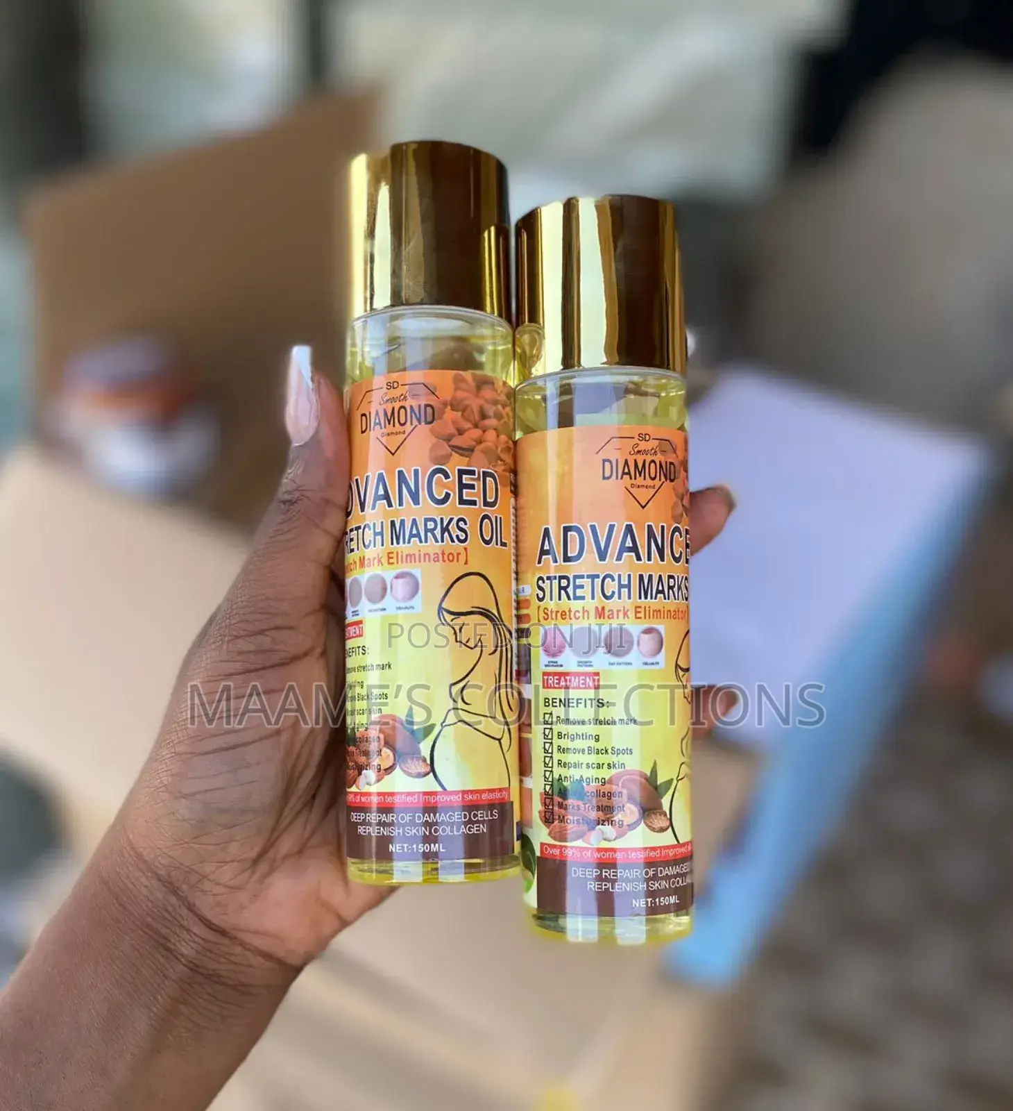 Smooth Diamond Advanced Stretch Marks Oil ( Stretch Marks Eliminator)