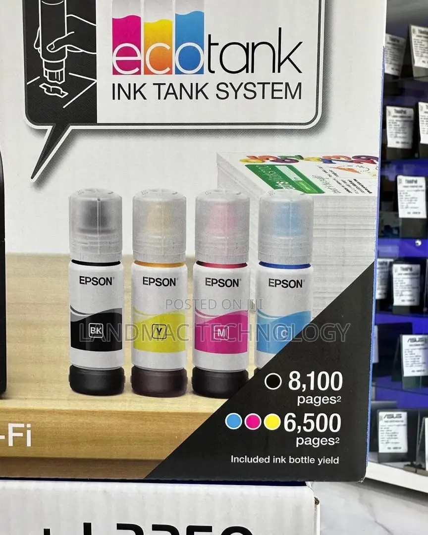 Epson Ecotank L3250 A4 Wi-Fi All-in-One Ink Tank Printer Ink