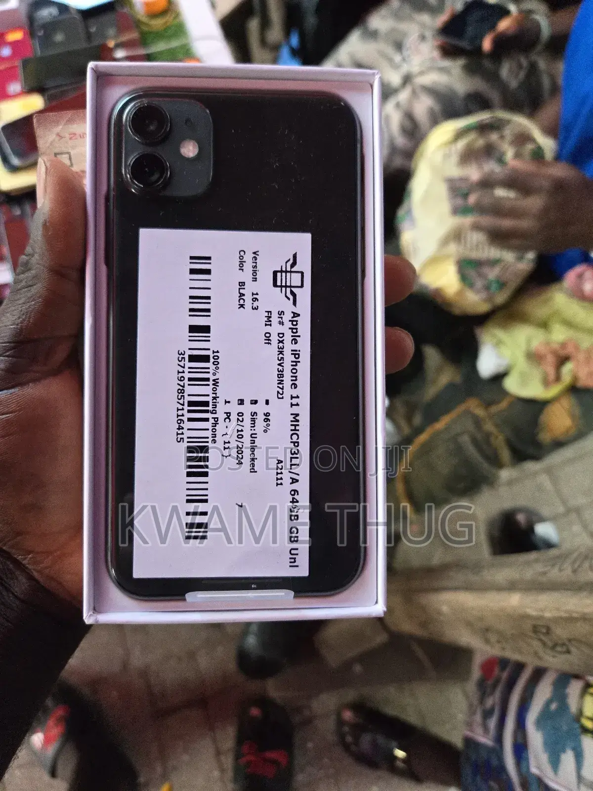 New Apple iPhone 11 64 GB Black