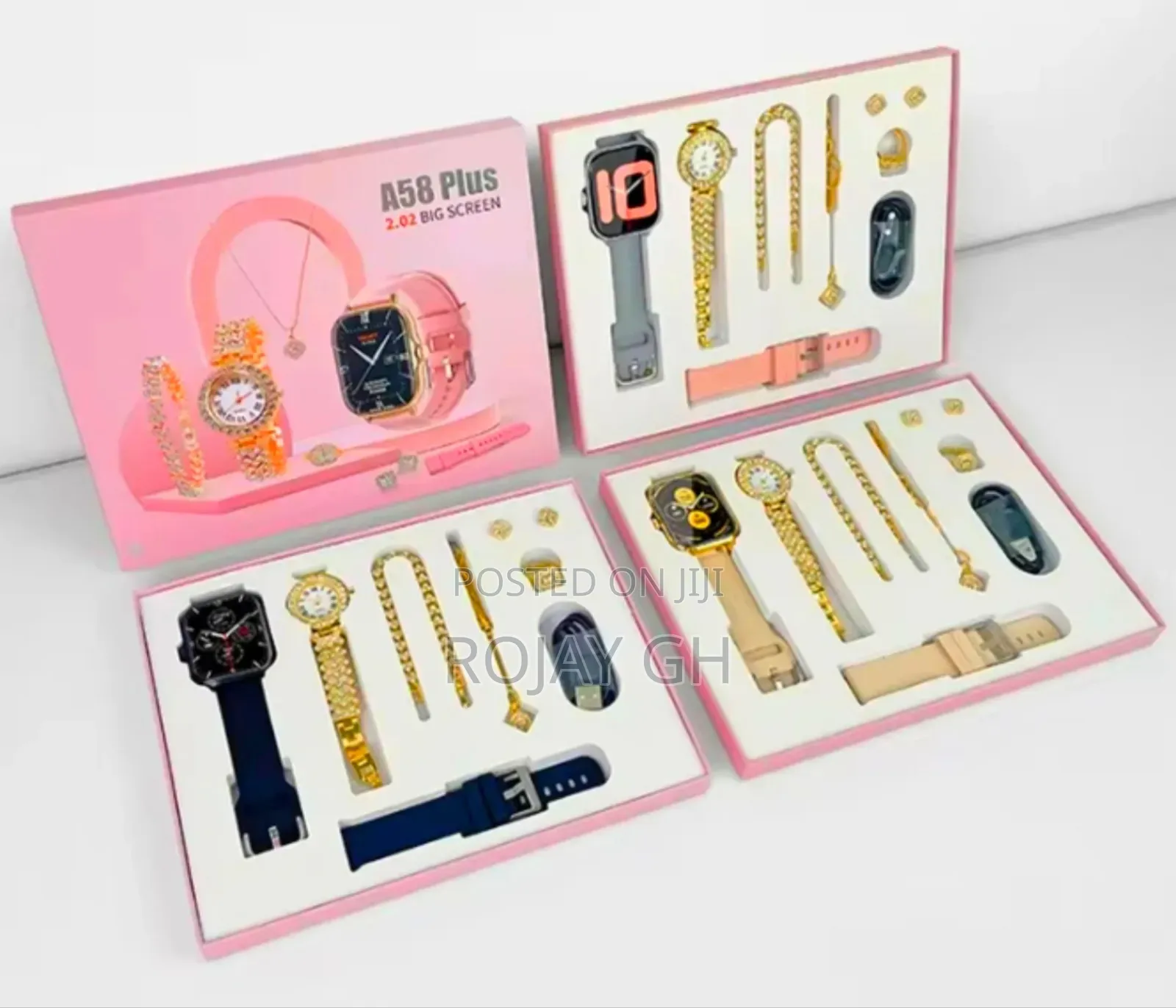 A58 Smartwatch X'mas Gift Box Combo