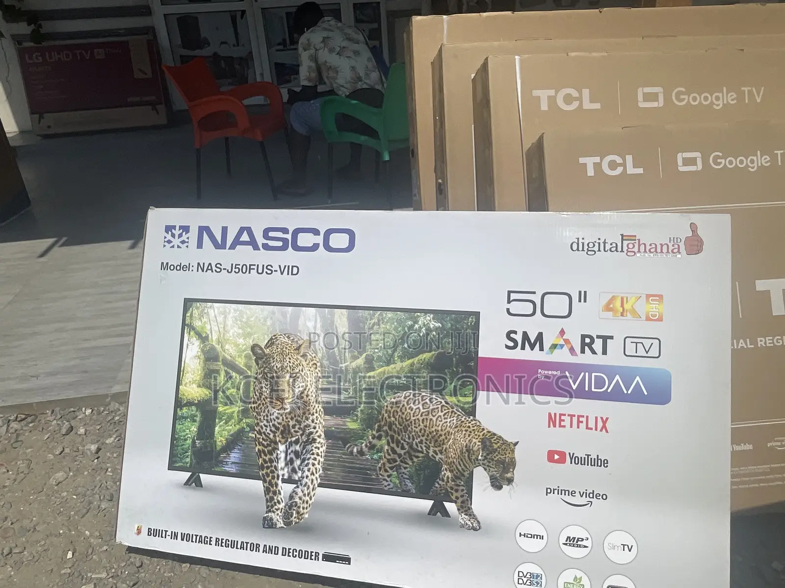 Complete Your Home With Nasco 50′′ UHD Smart Flat Vidaa Tv