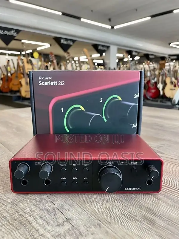 Focusrite Scarlett 2i2 4th Gen Usb Audio Interface