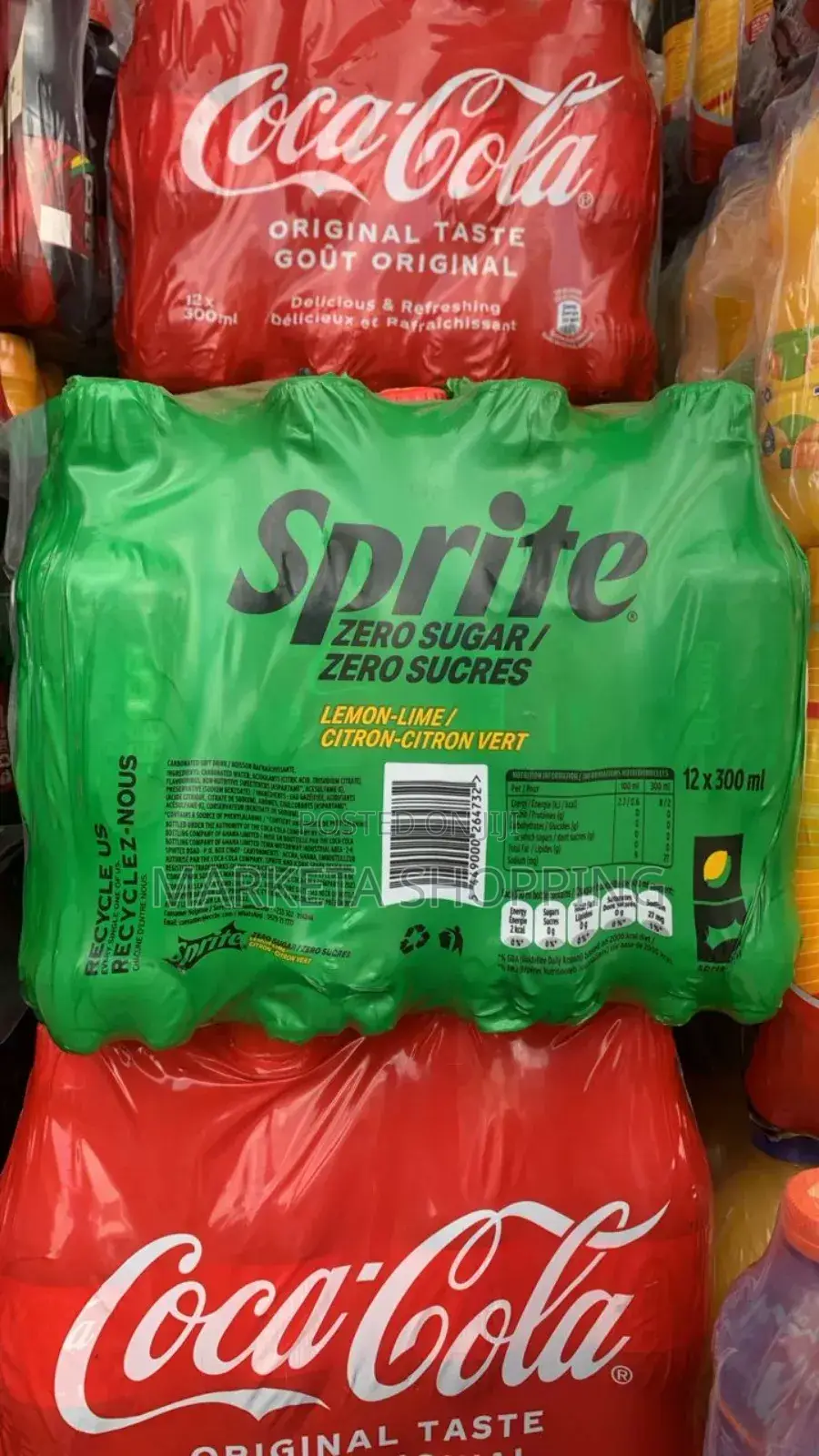 Sprite Zero Suger 300mlx12