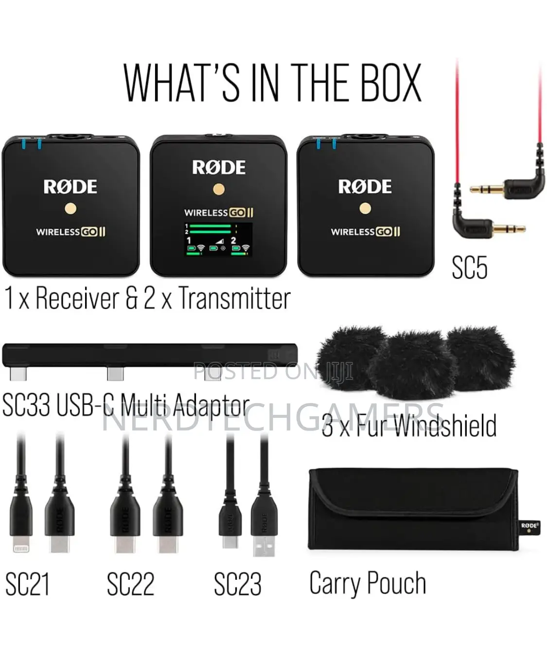 Rode Wireless GO II Dual Channel Wireless Microphone System