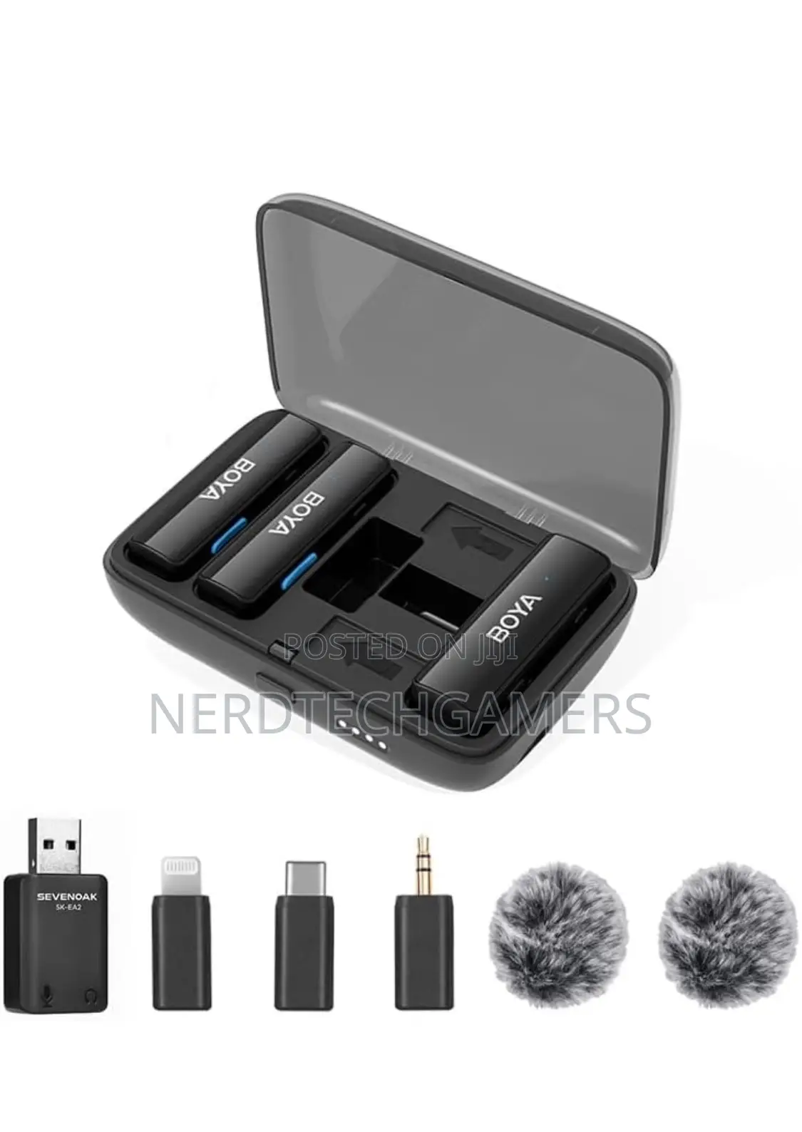 BOYA Wireless Lavalier Microphone for iPhone/Android/Camera