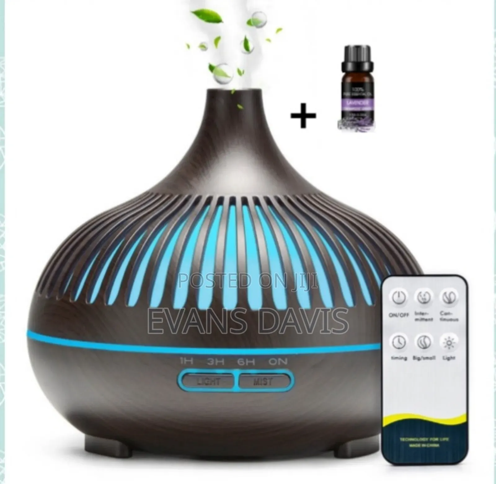 Electric Diffuser/ Humidifier With Bluetooth Speaker