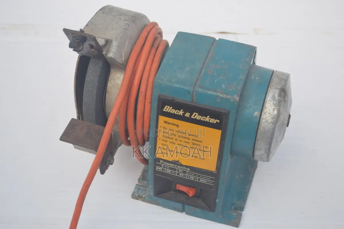 Home Used Black and Decker Power Centre Bench Grind