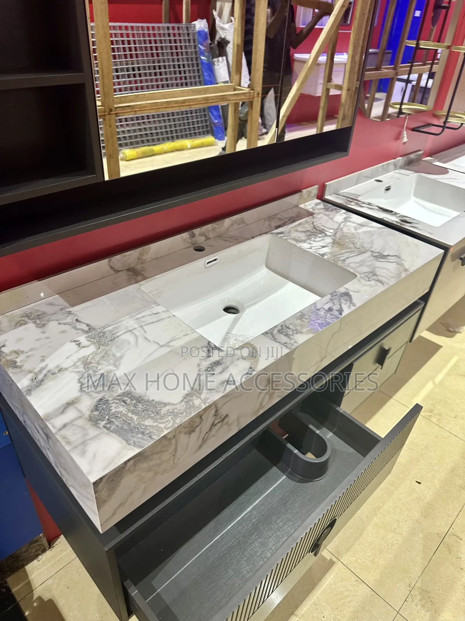 Grey Marble Basin