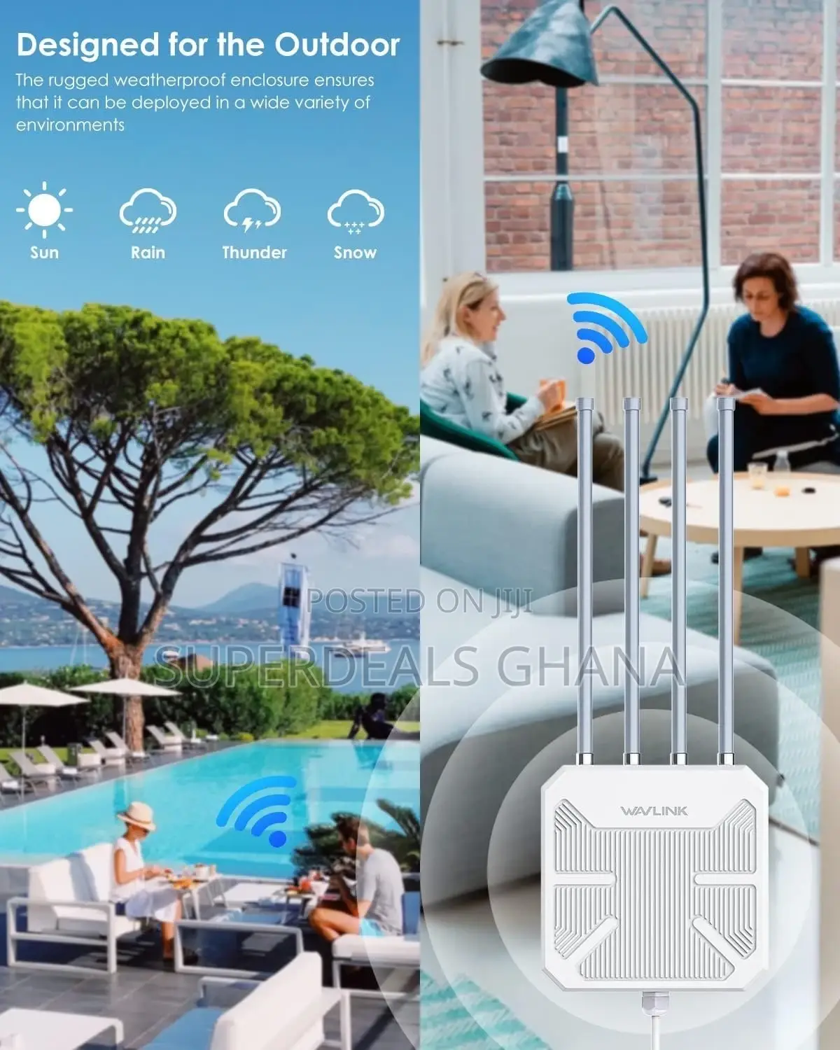 Wavlink Ax1800 Wifi 6 Wireless Outdoor Access Point