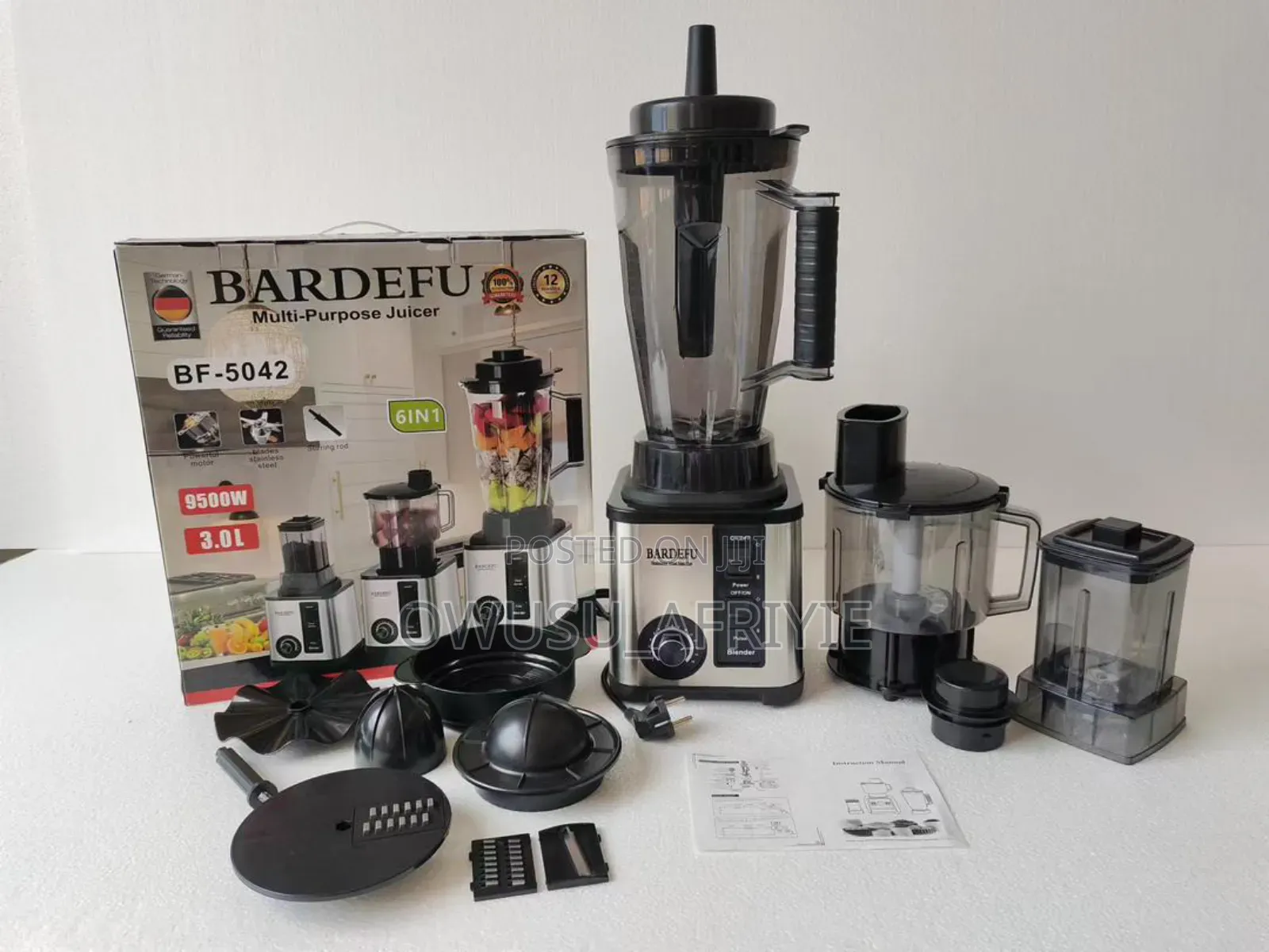 6in1 9500W BARDEFU Blender