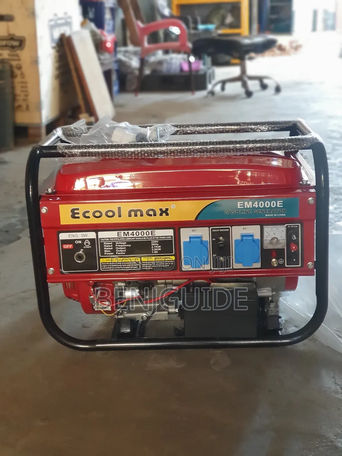 Ecool Max Gasoline Generator 4000E,3kw