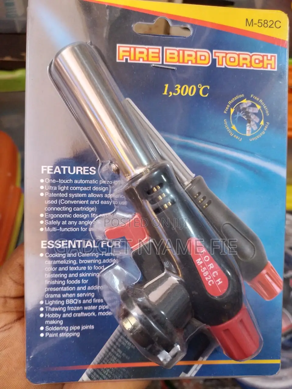 Blowtorch/Flame Gun (Automatic Ignition)