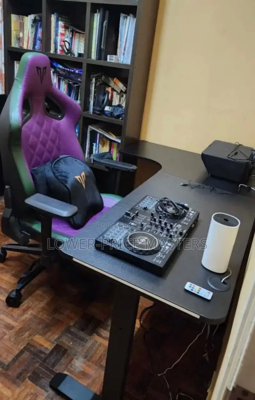 Gaming Table With RGB Light and Headset Holder
