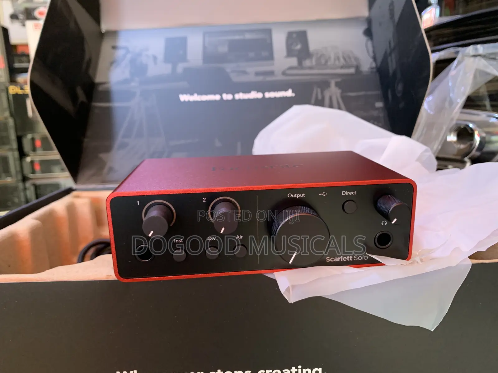 Focusrite Scarlett Solo Studio 4th Gen Recording Bundle
