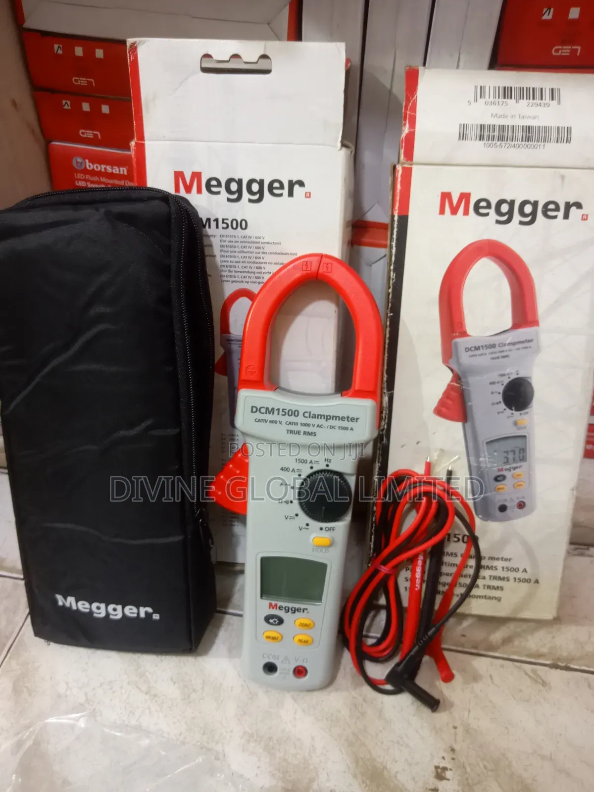 Megger DCM1500 Digital Power Clamp Meter TRMS