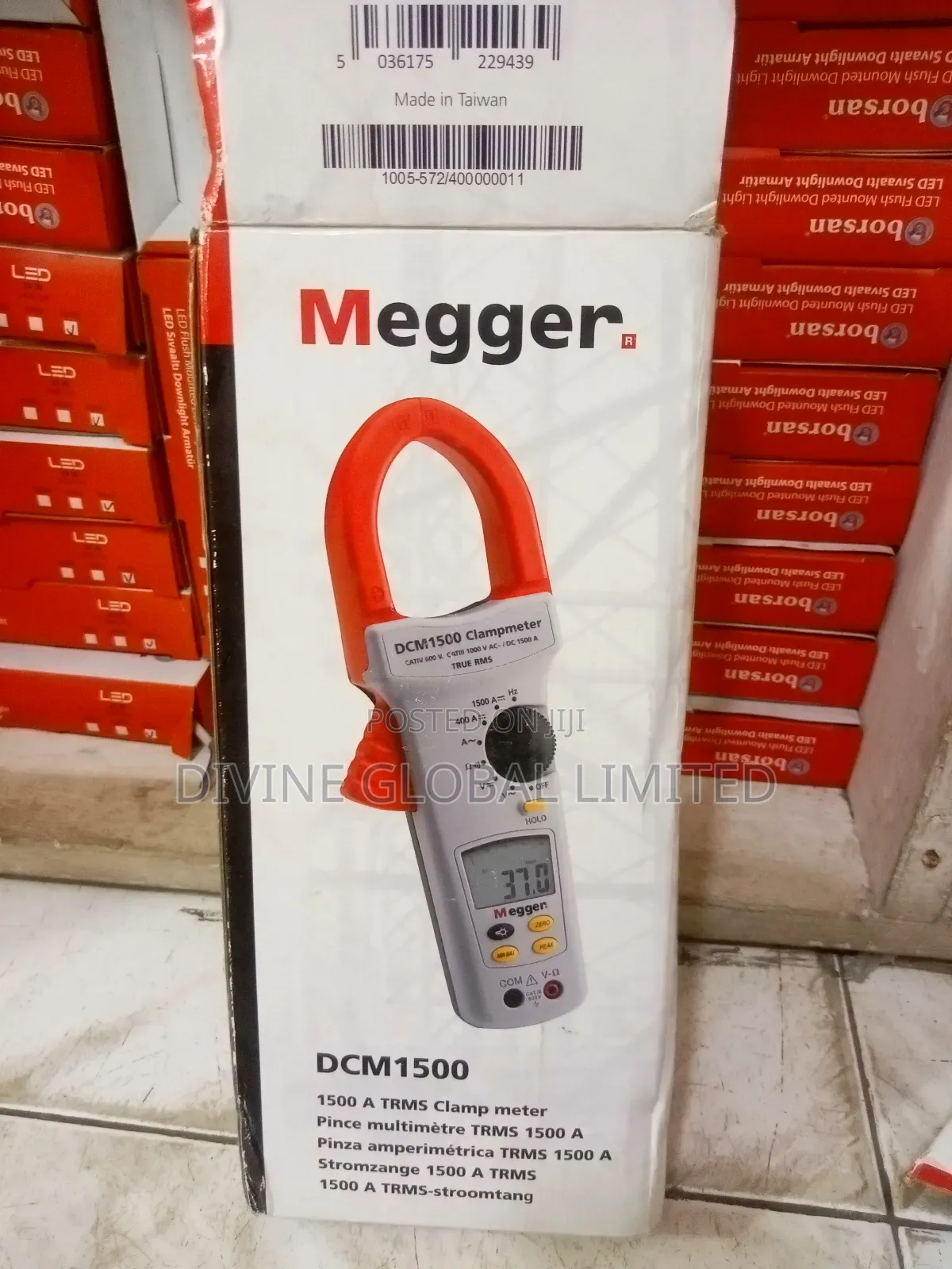 Megger DCM1500 Digital Power Clamp Meter TRMS