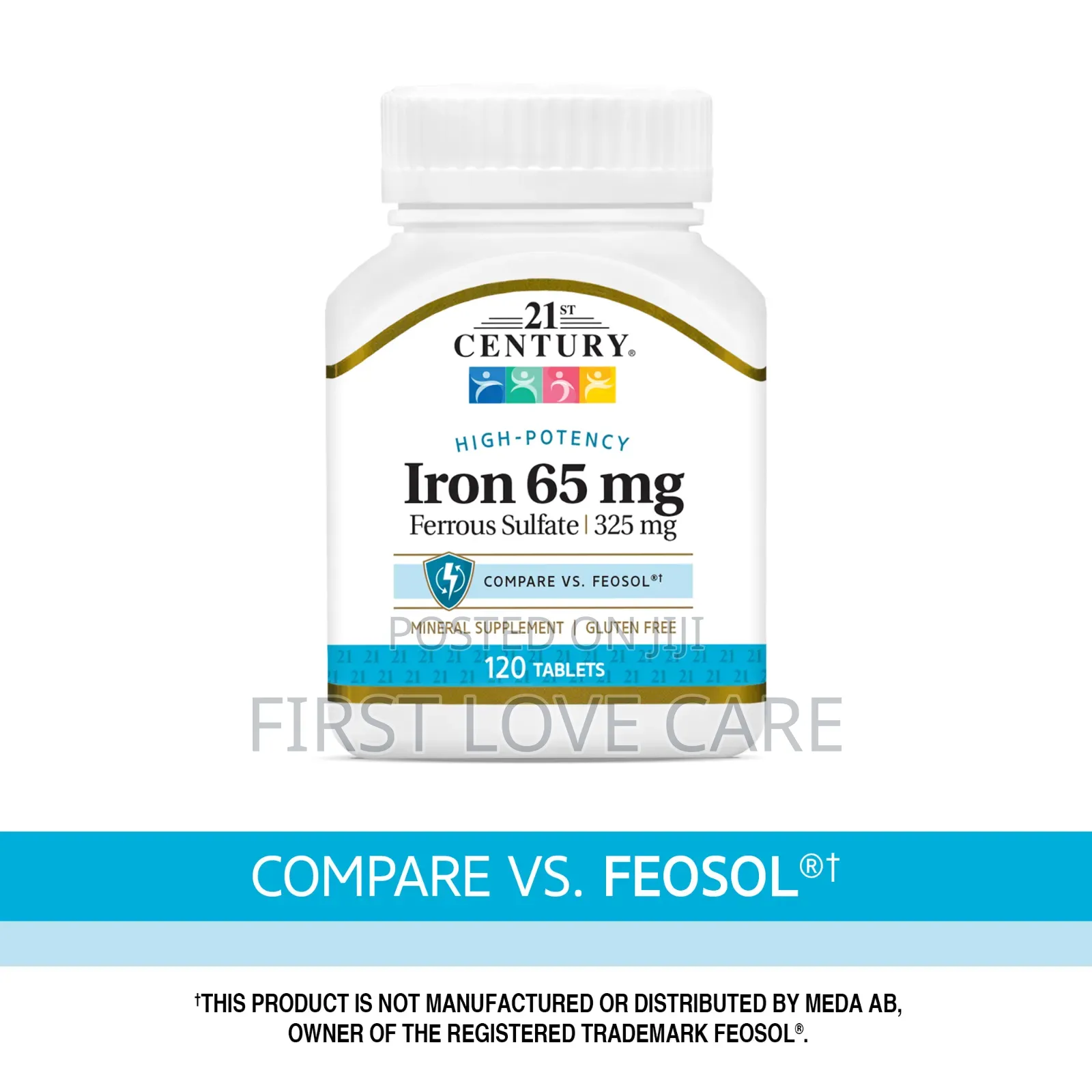 21st Century Iron 65mg 120 Tablet