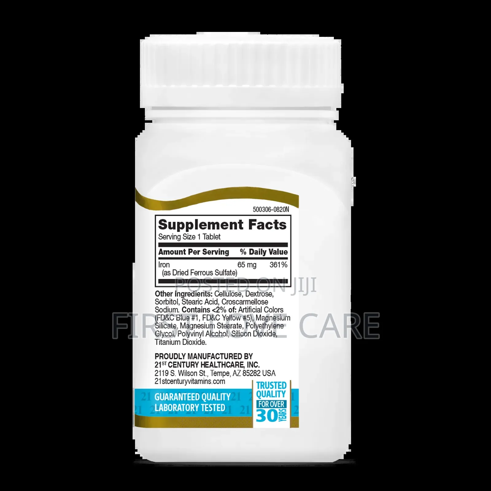21st Century Iron 65mg 120 Tablet