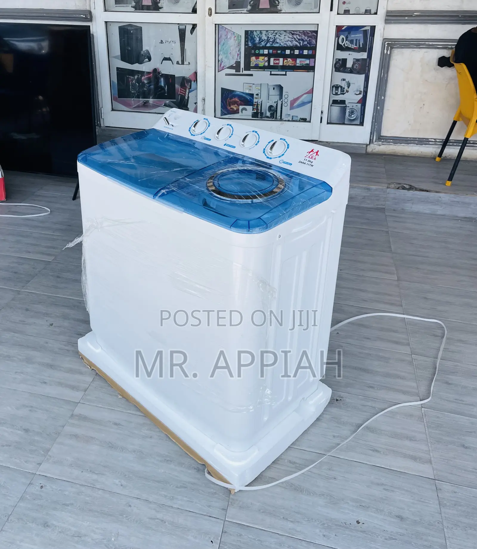 Get Quality Zara 11kg Semi-Auto Washing Machine(White)