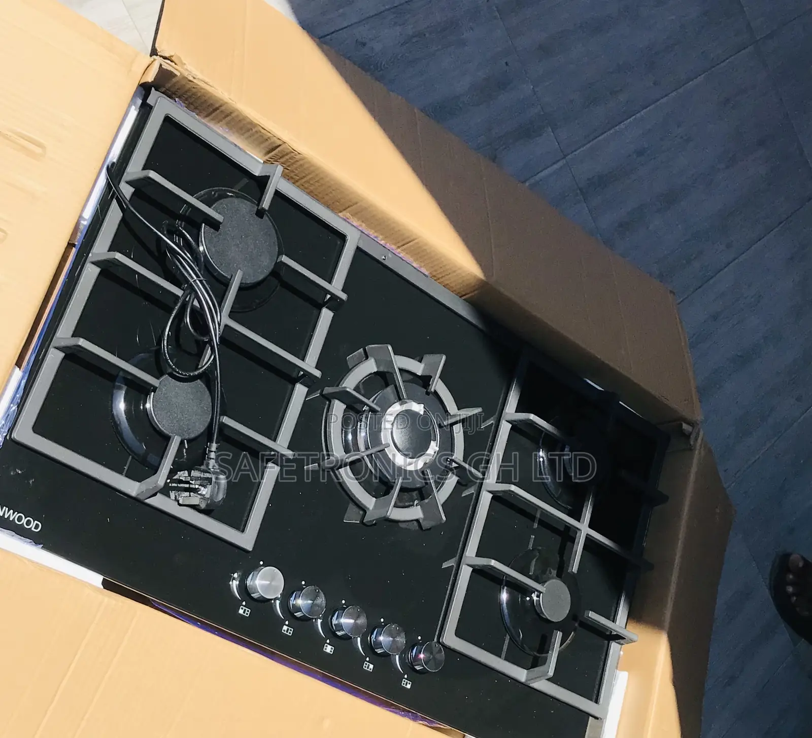 Brand New 5 Gas Cooker Kenwood 90cm Black
