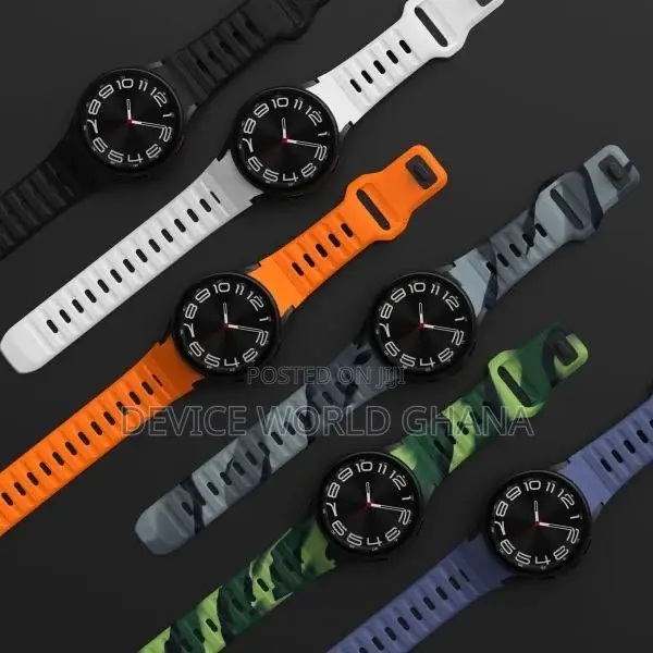 Bz Silicone Strap / Band For Samsung Watch 4 5 5pro 6 And 7