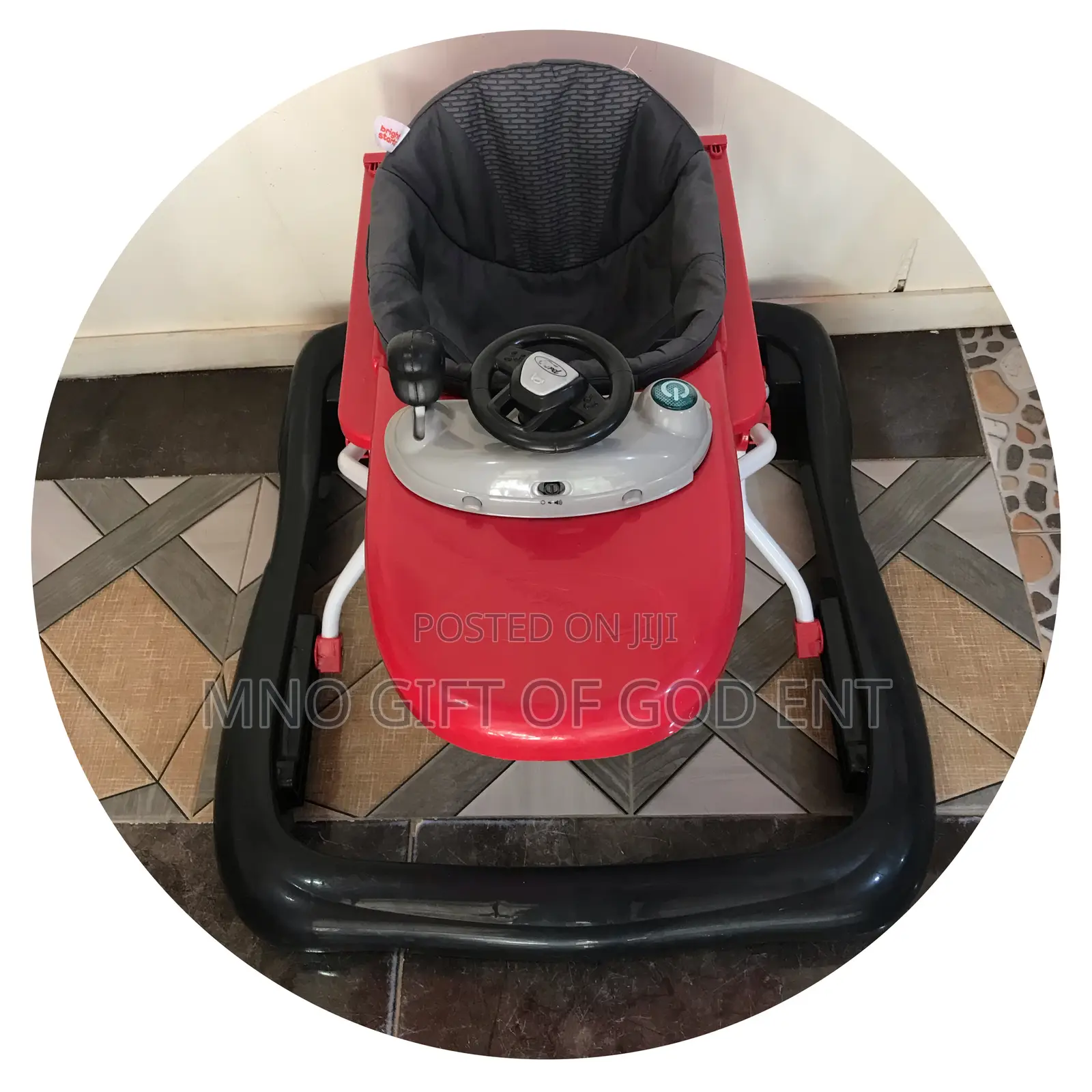 Bright Starts Ford 3 Ways to Play Walker, Red