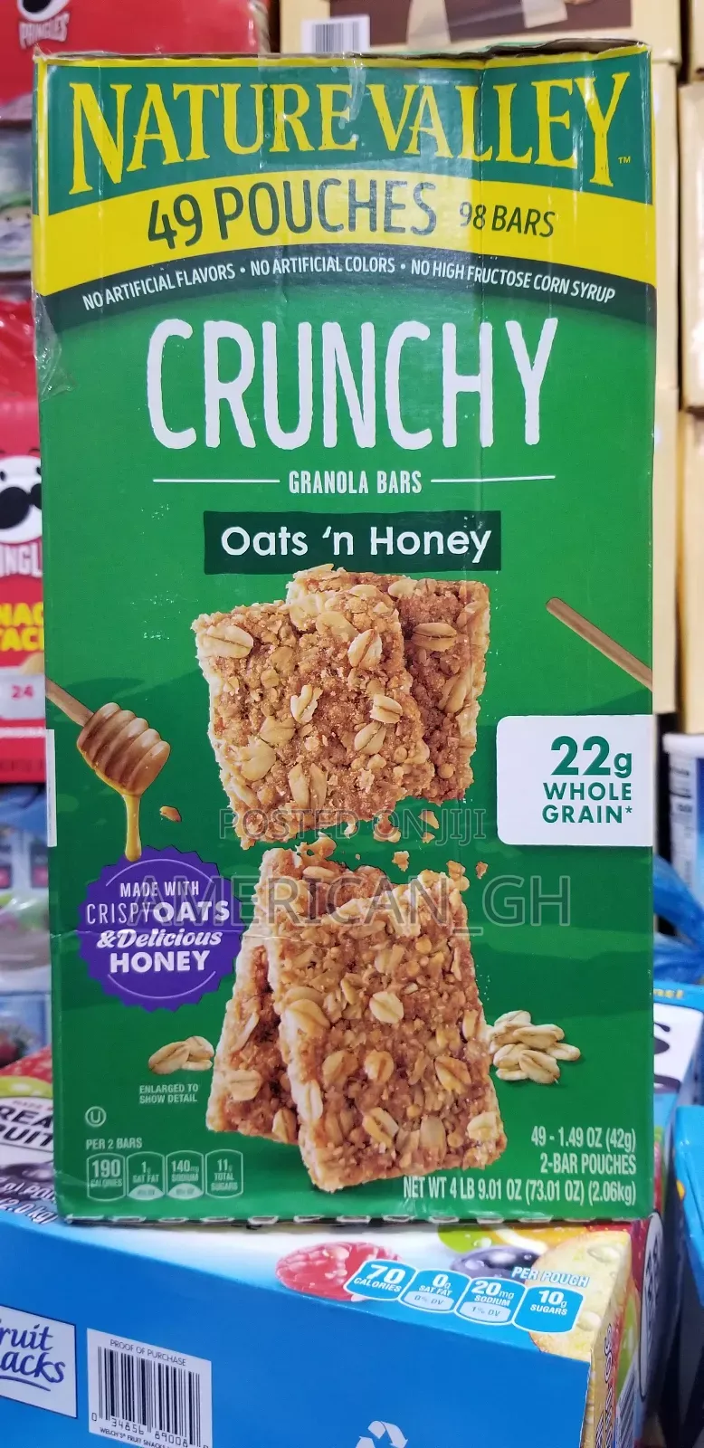 Nature Valley Oats 'N Honey Crunchy Granola Bars, 49 Ct