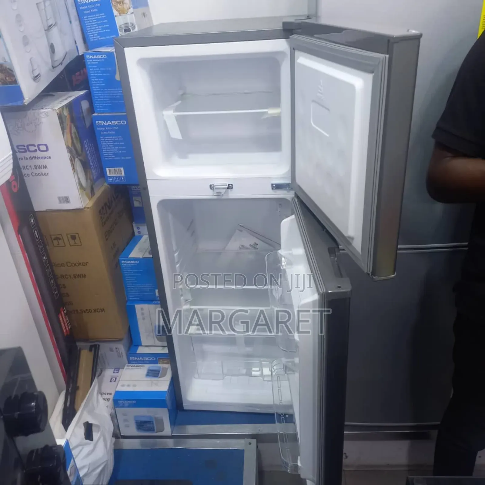 New Wole Nasco 138 Littres Double Door Fridge