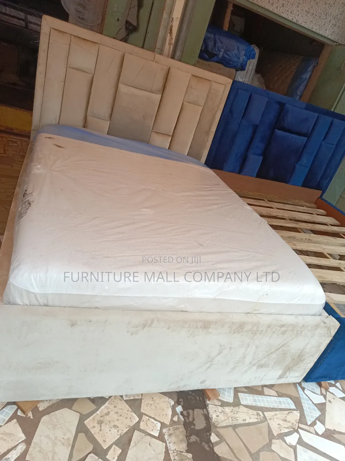 Solid 60/80 Queens Bed With Mattress. Free Delivery