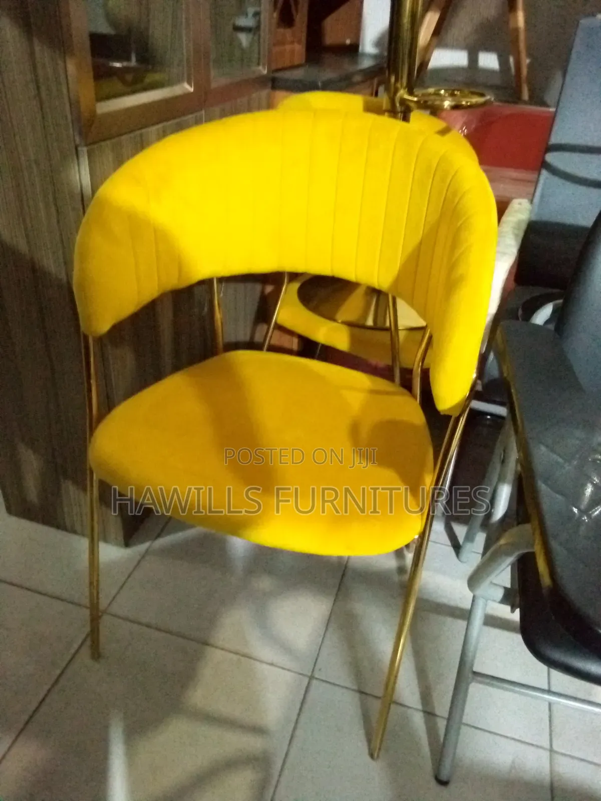 Yellow Dining Chair Available