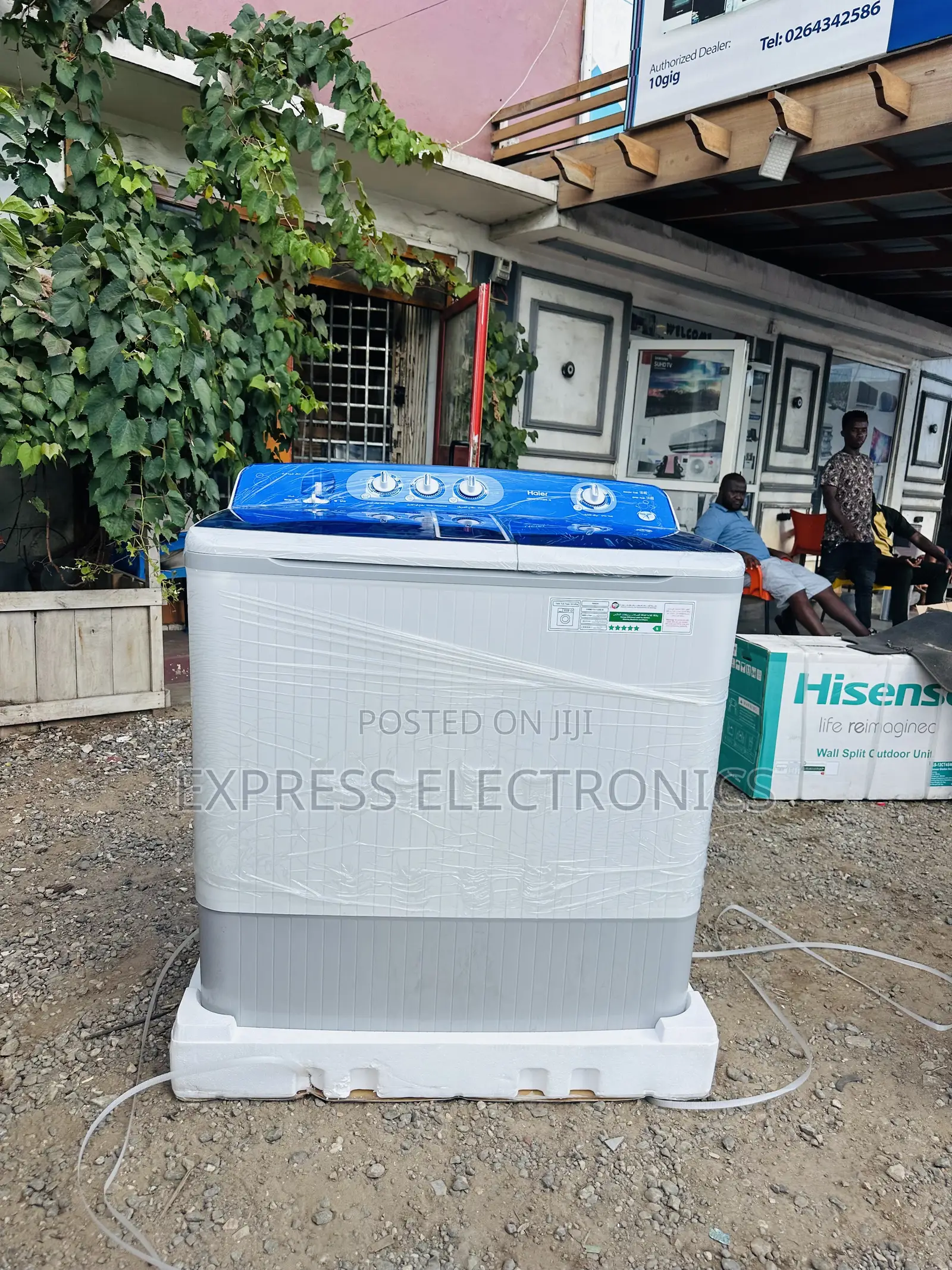 Wind Jet Dry WM Topload Haier 18kg Twintub