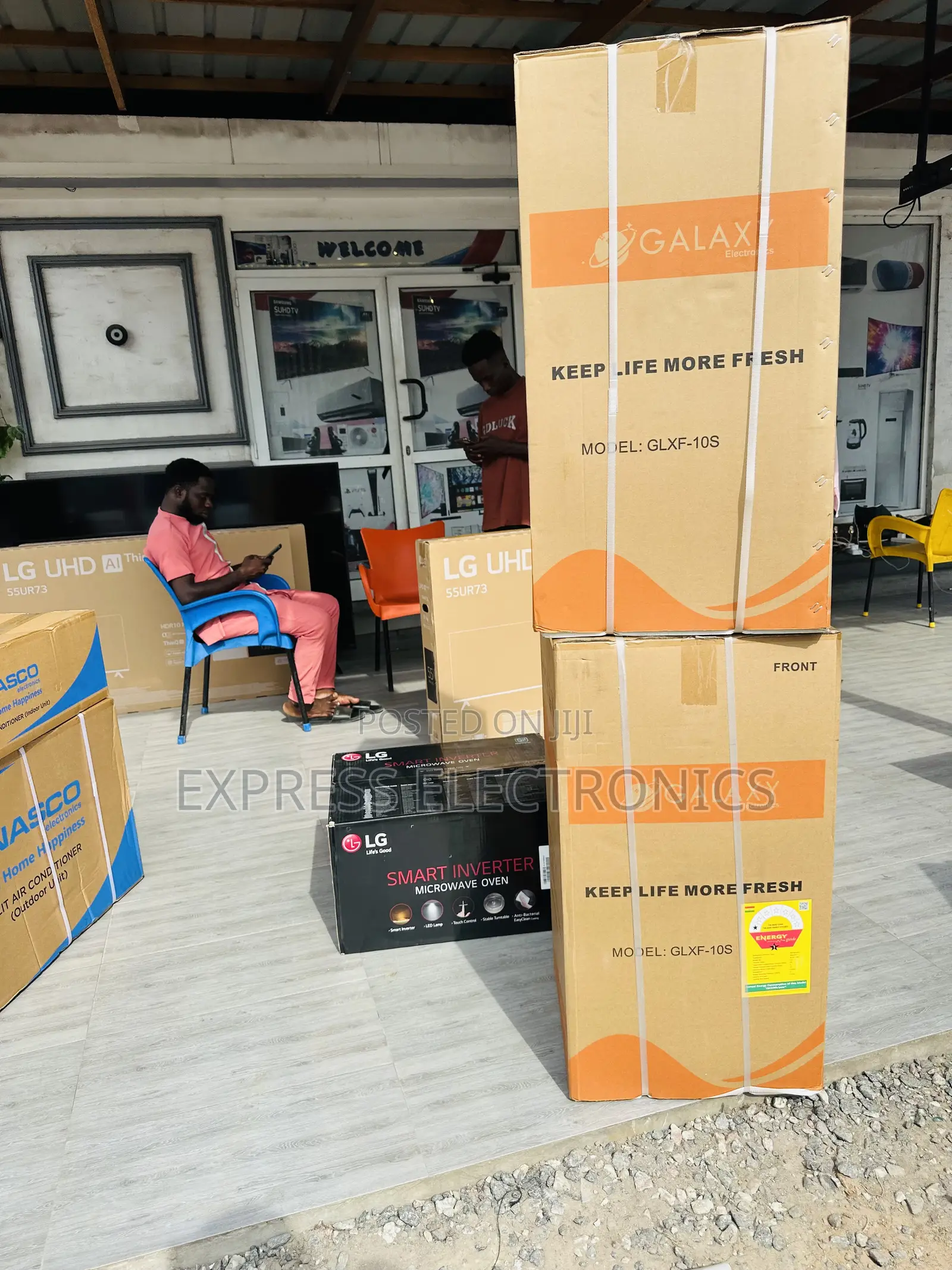 Elegant Design Single Door Galaxy Compact Fridge