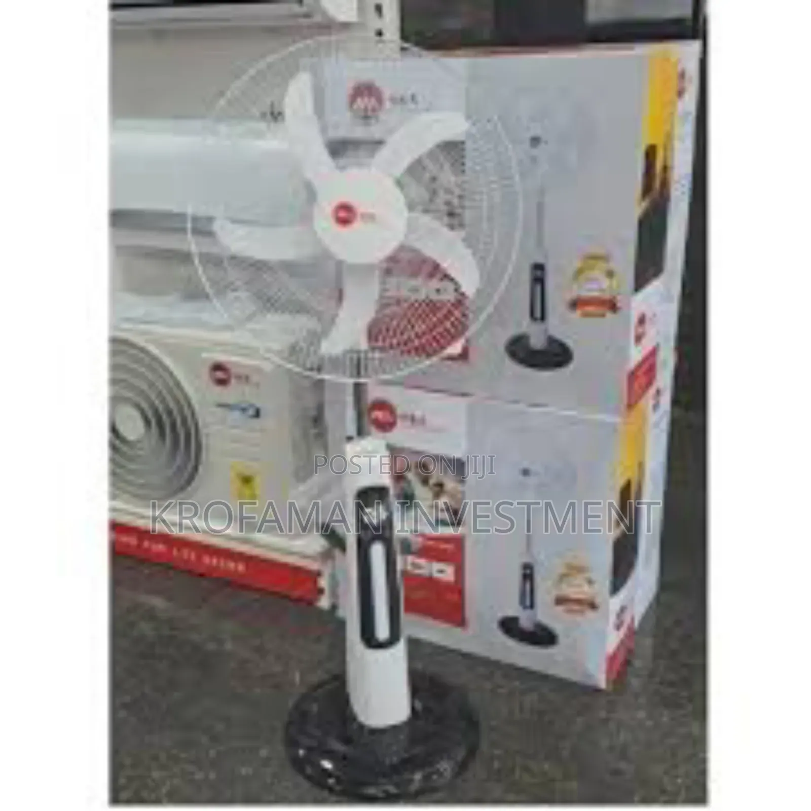 H a 300a-18 Rechargeable Standing Fan - 18"