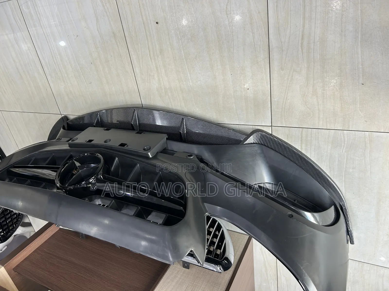 W213 E63s Amg Bumper With Carbon Fiber Sport Lip 2017-2020