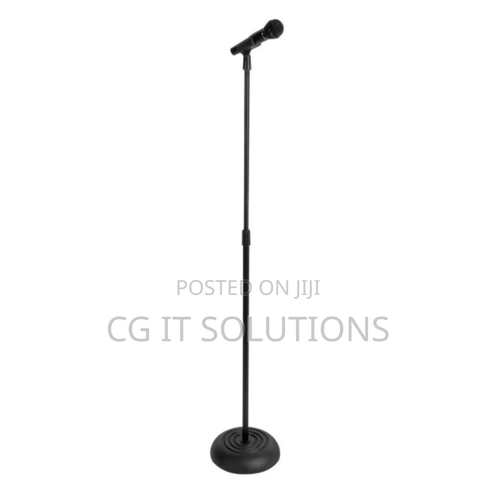 Round Base Straight Microphone Stand