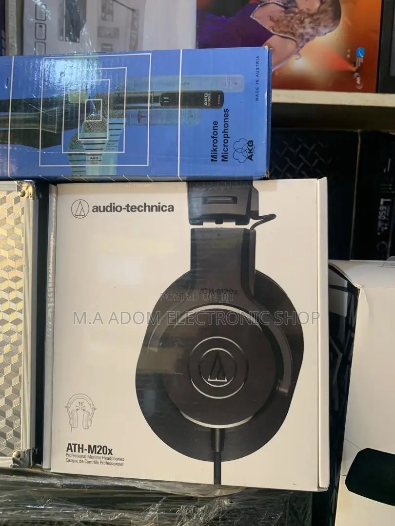 Audio-Technica Ath-M20x Closed-Back Monitor Headphones