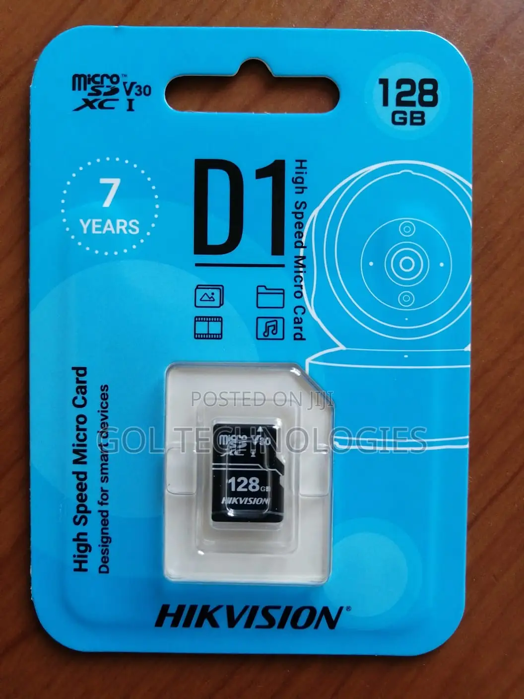 Hikvision HS-TF-D1 128GB Memory Card (Black) Micro SD Card