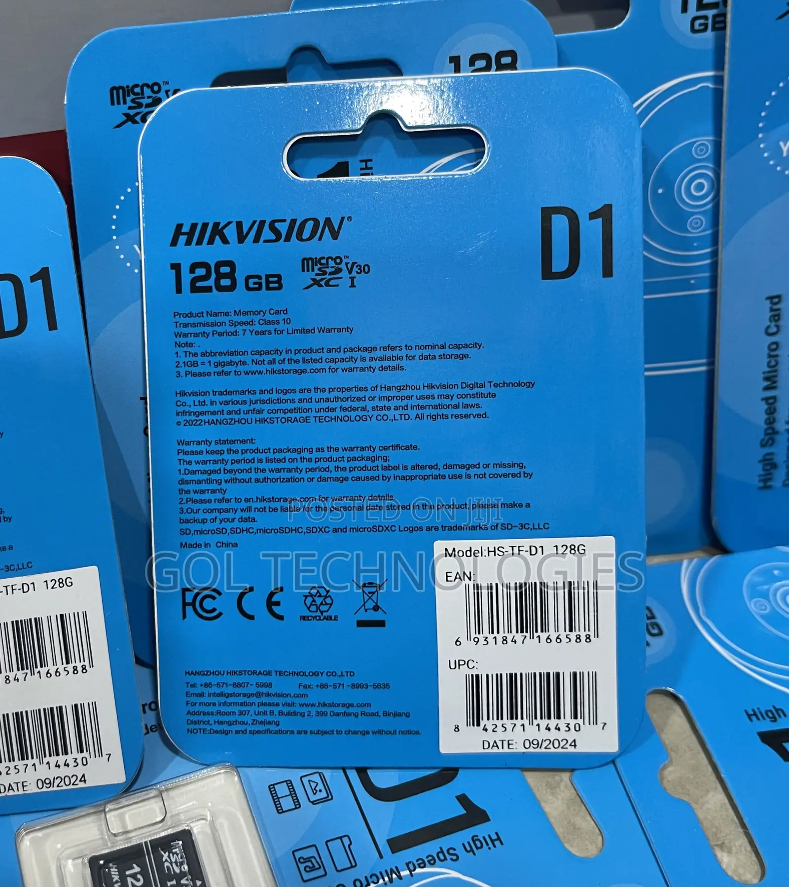 Hikvision HS-TF-D1 128GB Memory Card (Black) Micro SD Card