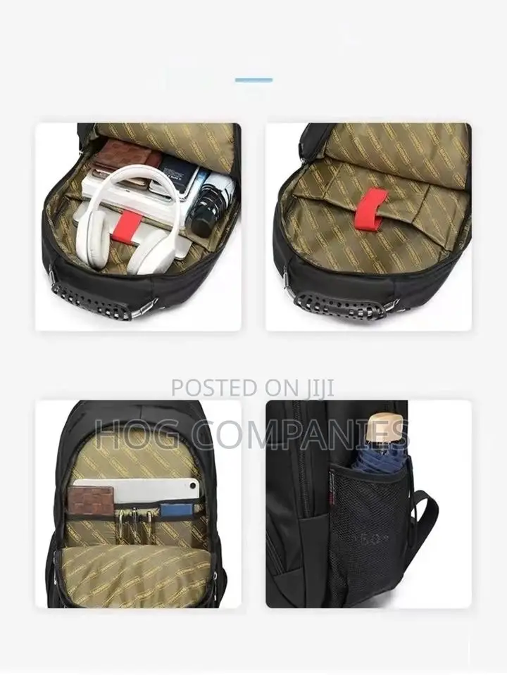 Waterproof Laptop Travel Tablet Leather Backpack School Bag