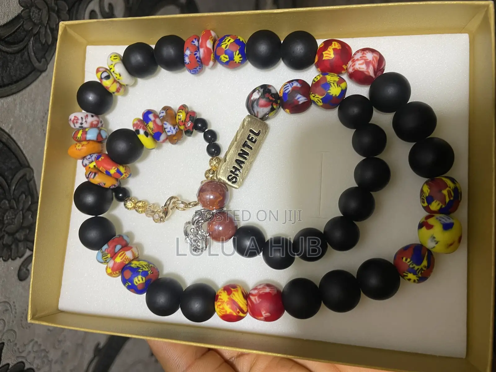 African Bracelet and Necklace Set
