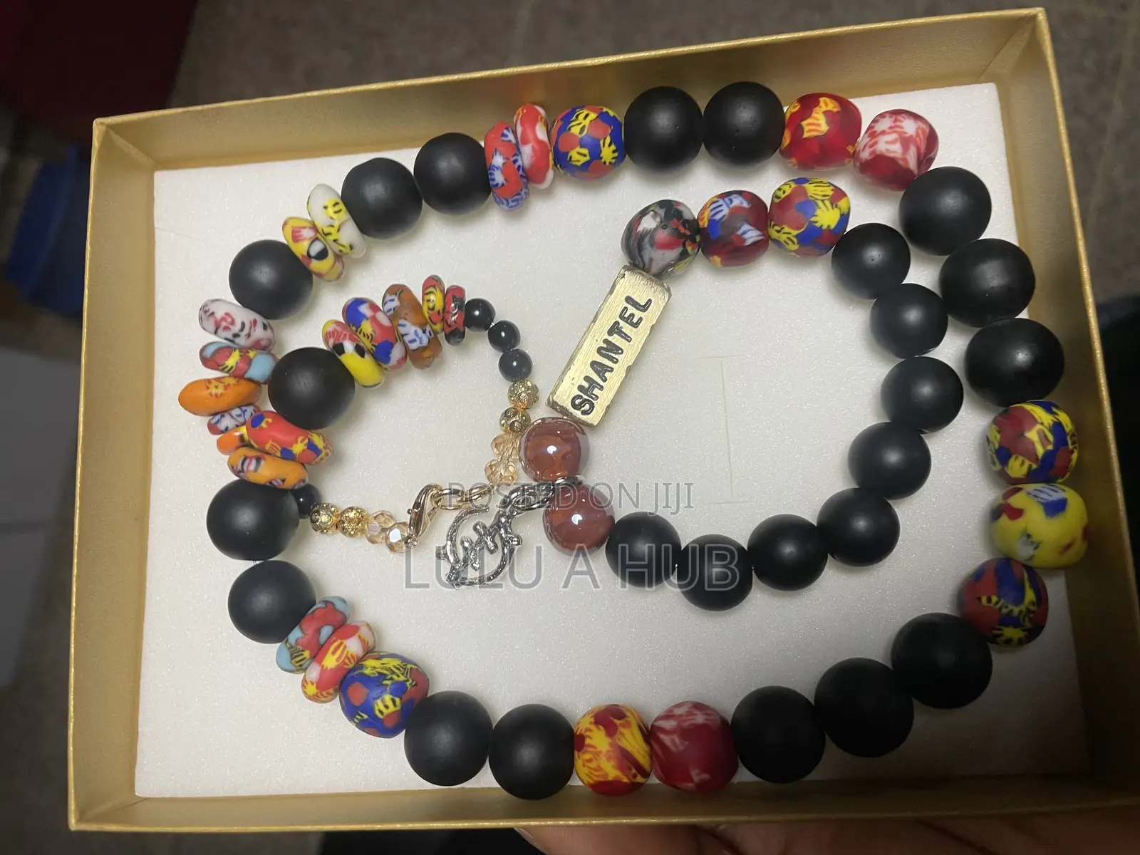 African Bracelet and Necklace Set