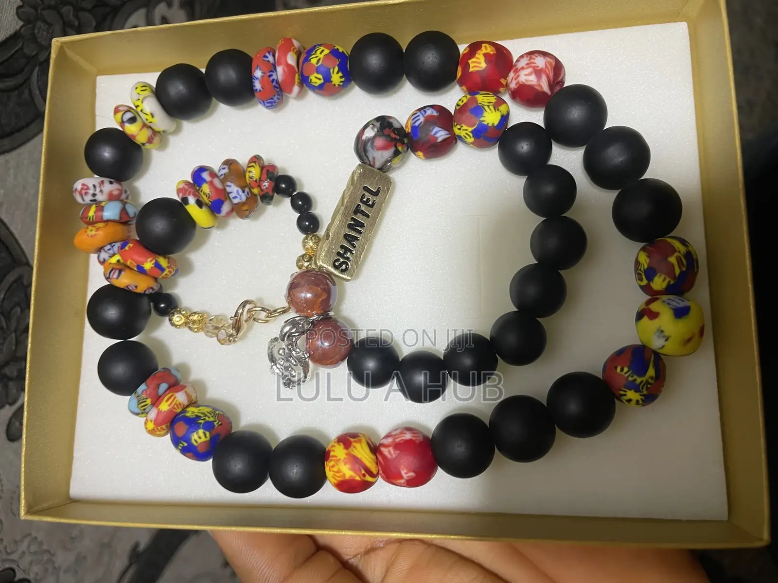 African Bracelet and Necklace Set