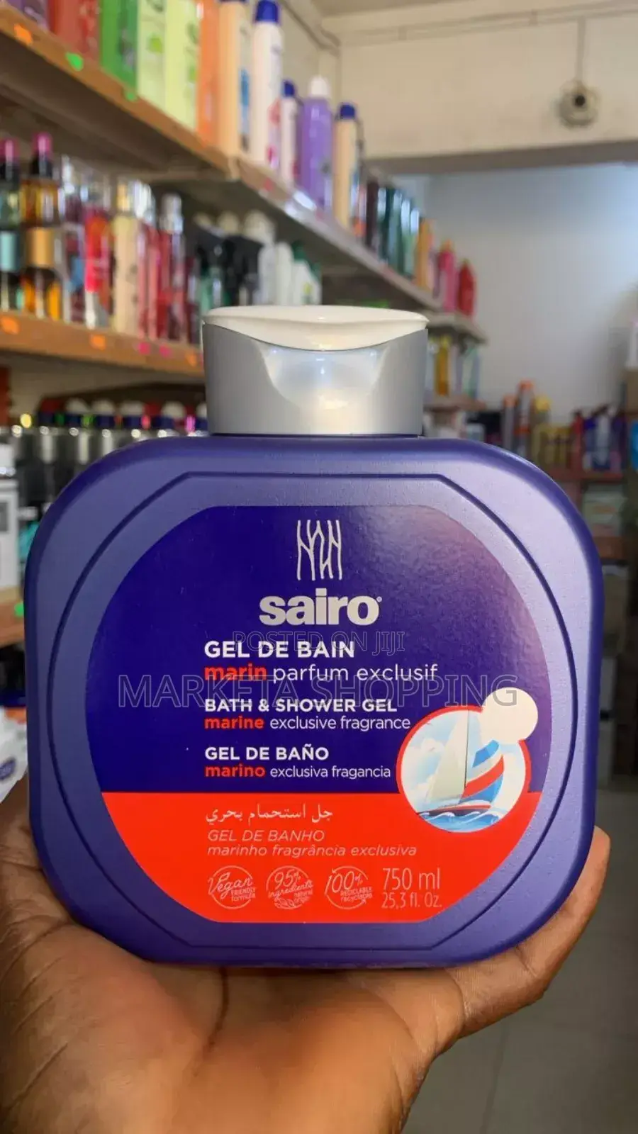 Sairo Shower Gel Marine Exclusive Fragrance 750ml