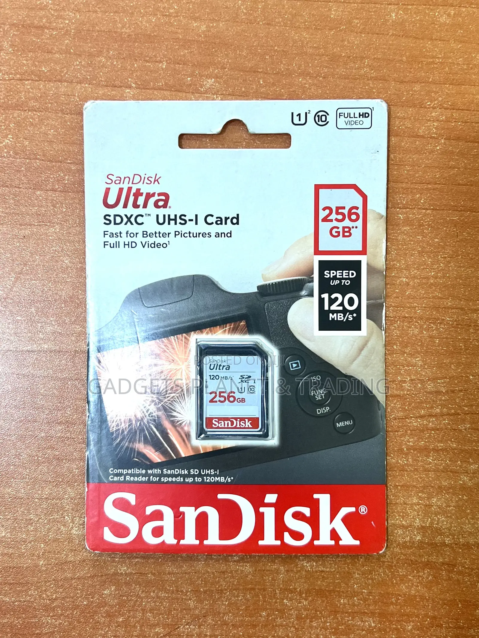 Sandisk 256gb Ultra 140mb/S Uhs-I SDXC Memory Card Class 10
