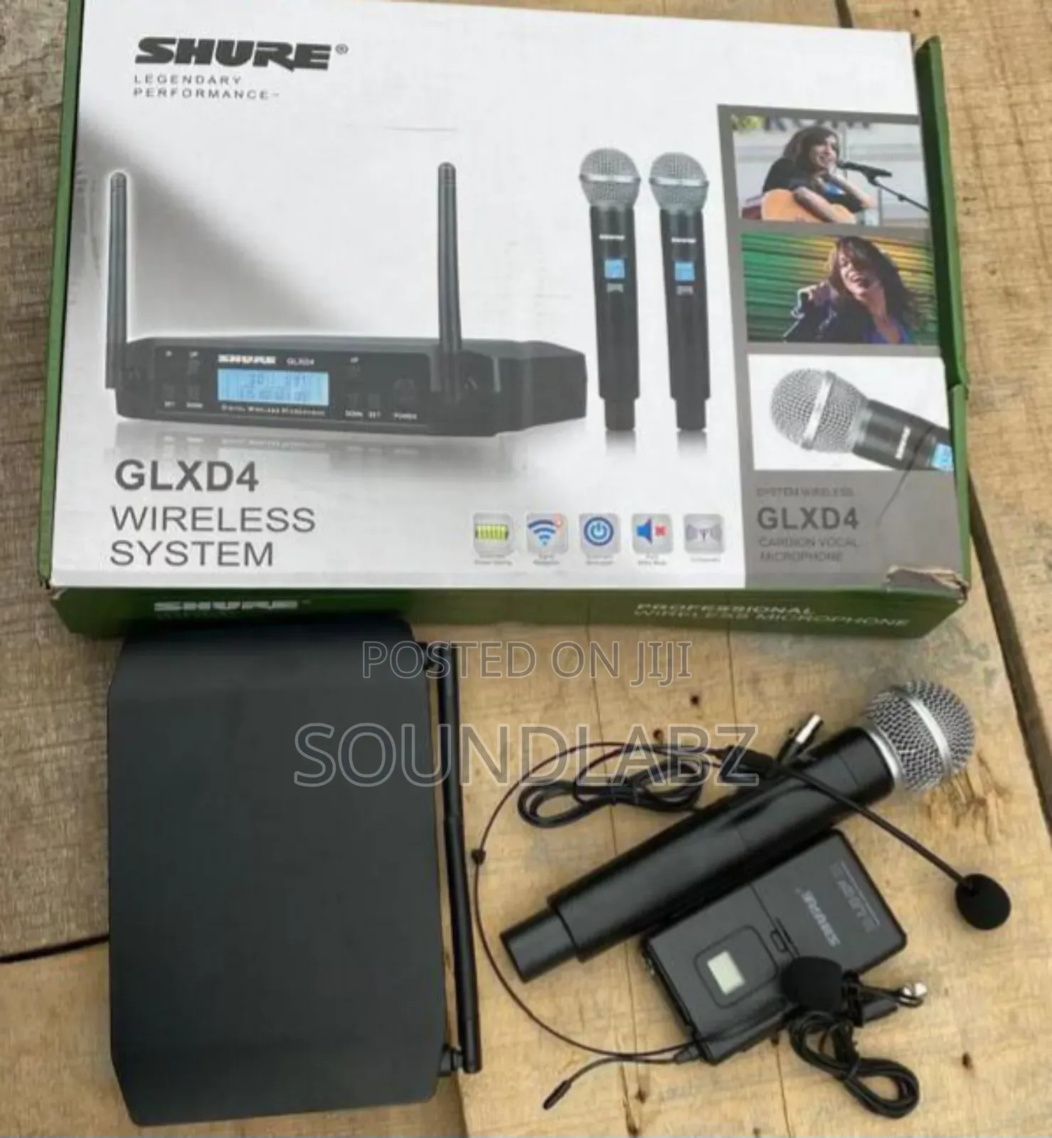 Shure Glx D4 3-in-1 Wireless Professional Microphone