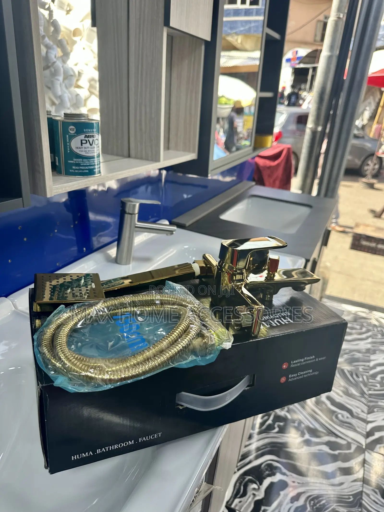 Gold Telephone Shower