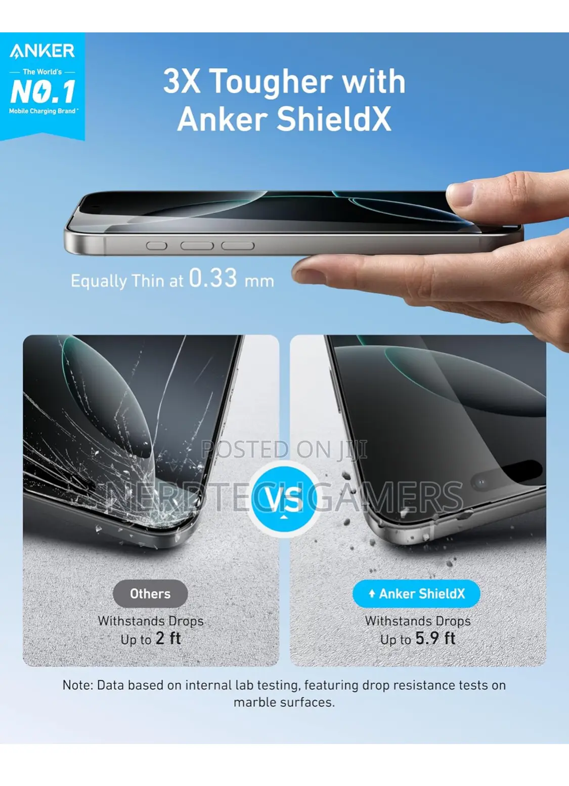 Anker Easy Fit HD Screen Protector, for iPhone 16 Pro Max